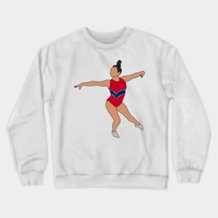 Sunisa Lee Gymnastics Drawing Crewneck Sweatshirt